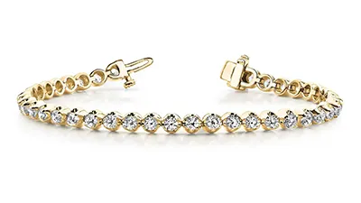 14k|24k 3 Ct Bracelet