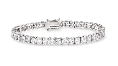 Pinched Style Diamond Bracelet