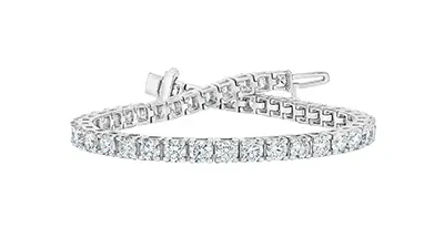 14k Or 24K White Gold 2 Carat Diamond Bracelet