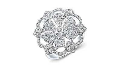Diamond Mosaic Ring
